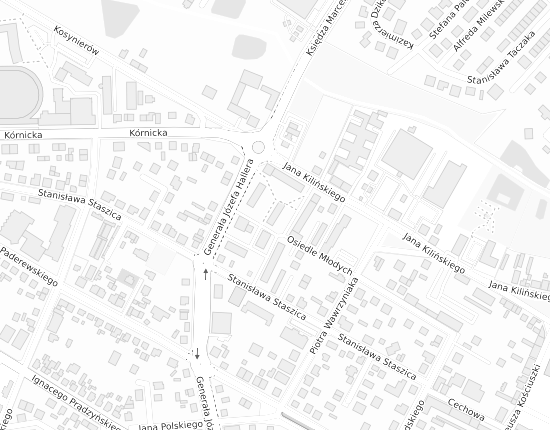 Mapa z adresem organizacji