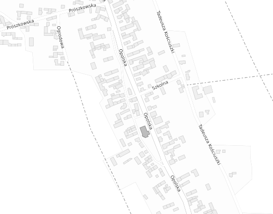 Mapa z adresem organizacji