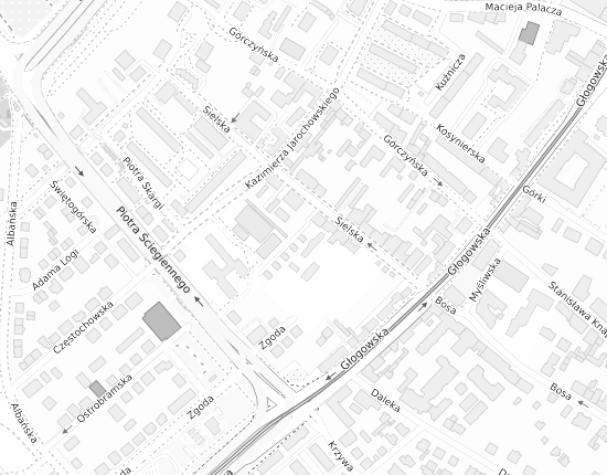 Mapa z adresem organizacji