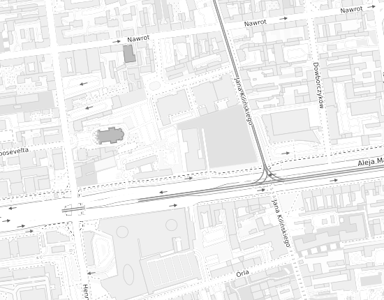 Mapa z adresem organizacji