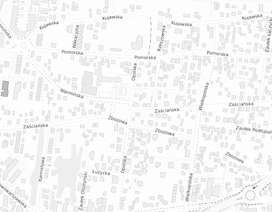 Mapa z adresem organizacji