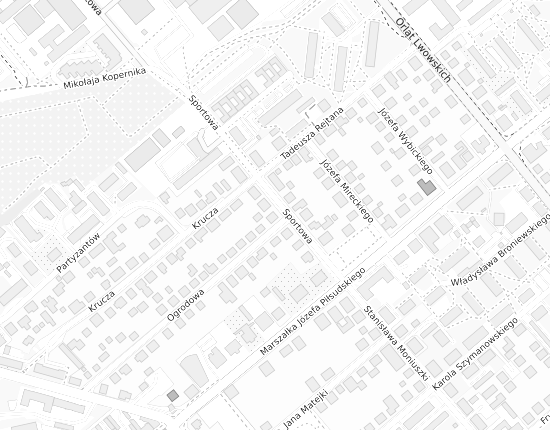 Mapa z adresem organizacji