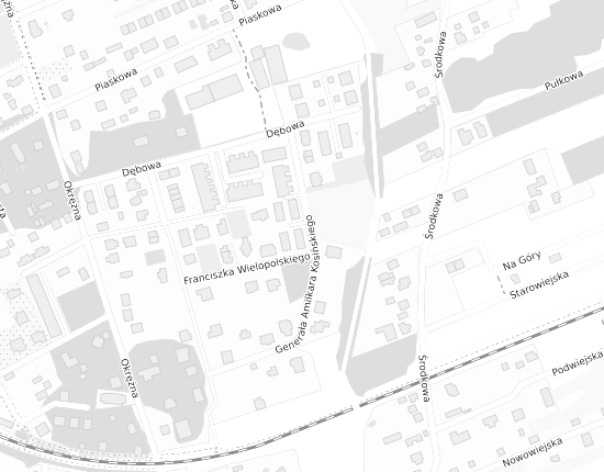 Mapa z adresem organizacji