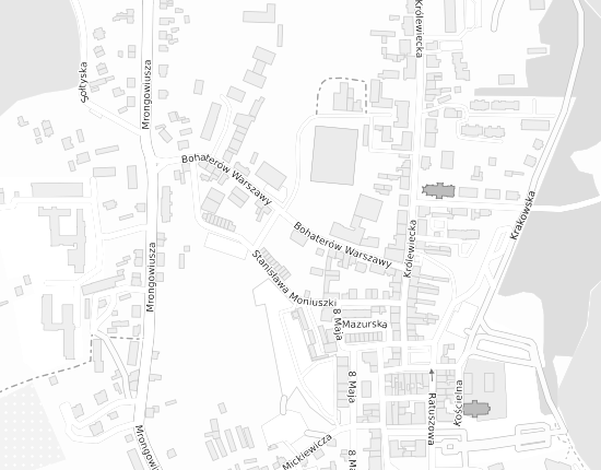 Mapa z adresem organizacji