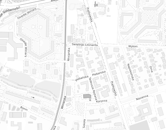 Mapa z adresem organizacji