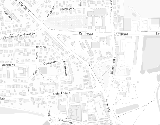Mapa z adresem organizacji