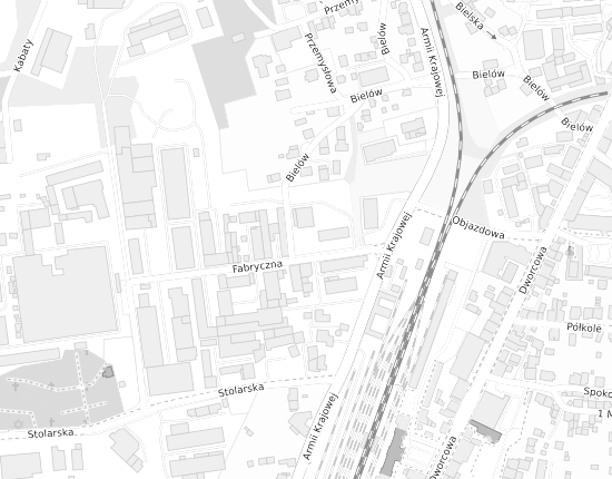 Mapa z adresem organizacji