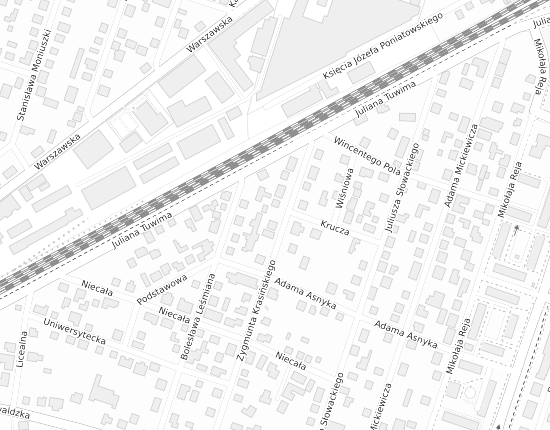 Mapa z adresem organizacji