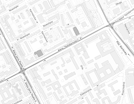 Mapa z adresem organizacji