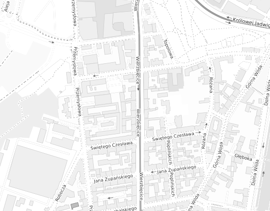 Mapa z adresem organizacji