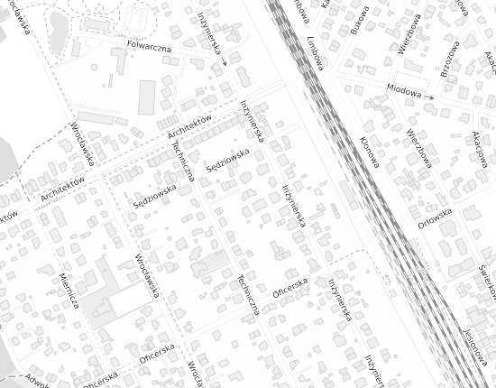 Mapa z adresem organizacji