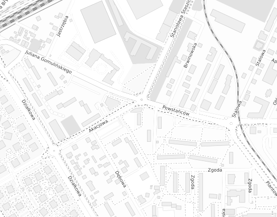 Mapa z adresem organizacji