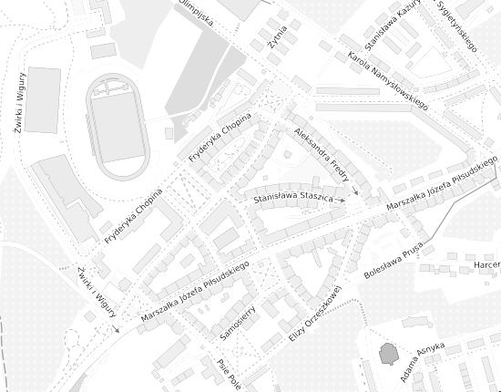 Mapa z adresem organizacji