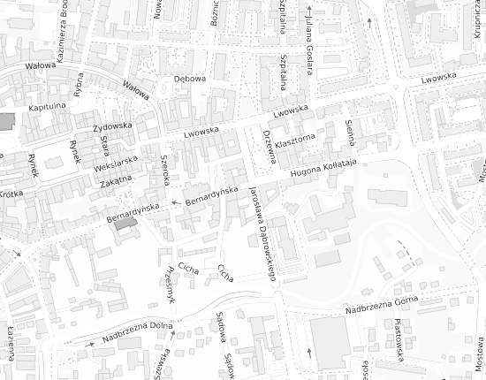 Mapa z adresem organizacji
