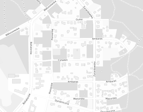 Mapa z adresem organizacji