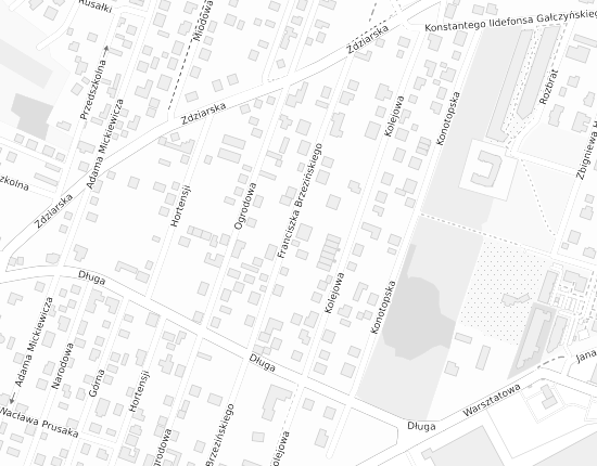 Mapa z adresem organizacji