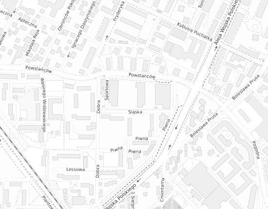 Mapa z adresem organizacji