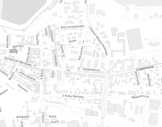 Mapa z adresem organizacji