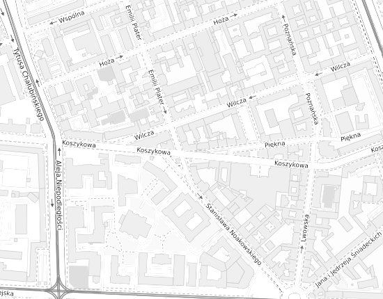 Mapa z adresem organizacji