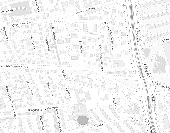 Mapa z adresem organizacji