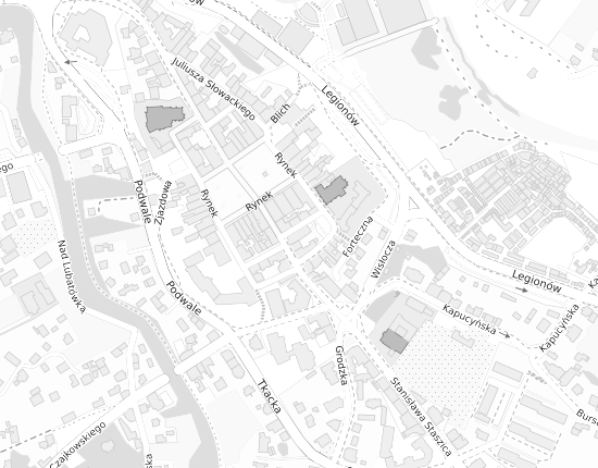 Mapa z adresem organizacji