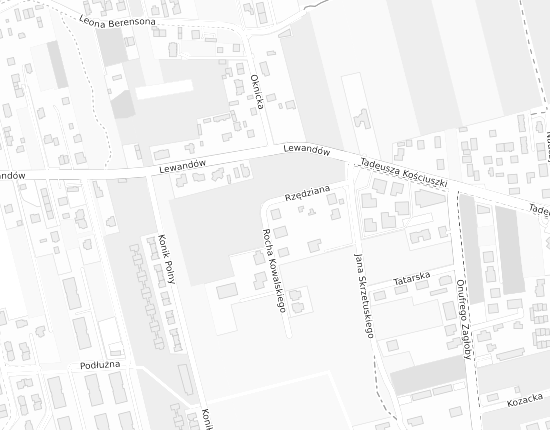 Mapa z adresem organizacji
