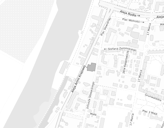 Mapa z adresem organizacji