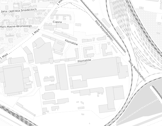 Mapa z adresem organizacji
