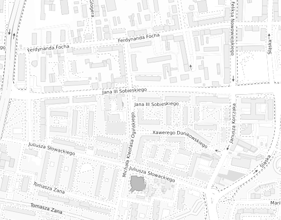 Mapa z adresem organizacji