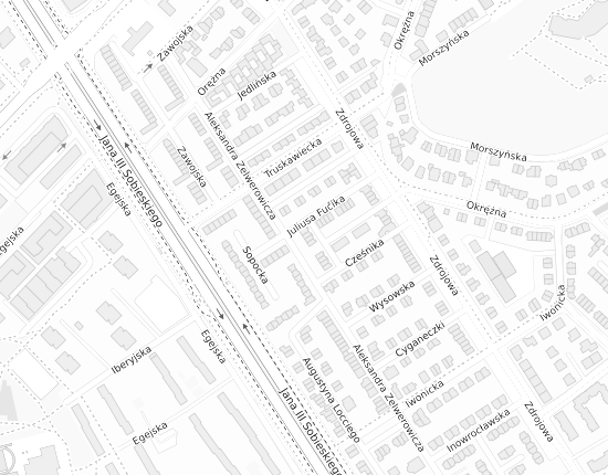 Mapa z adresem organizacji