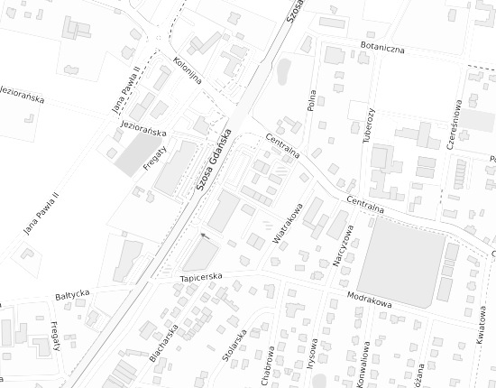 Mapa z adresem organizacji