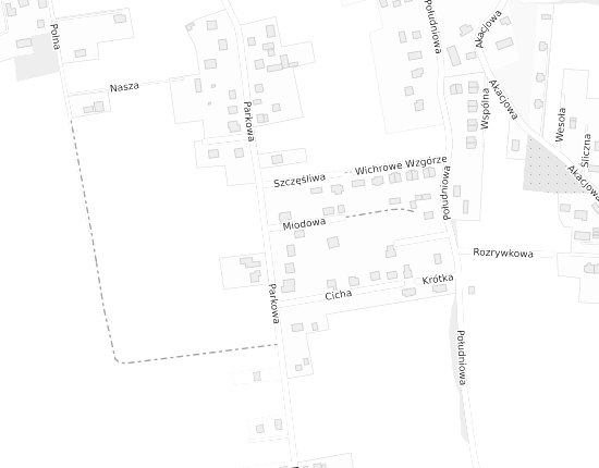 Mapa z adresem organizacji
