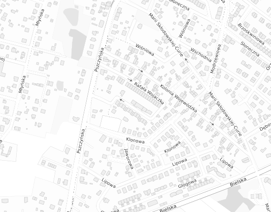 Mapa z adresem organizacji