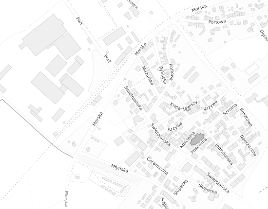 Mapa z adresem organizacji