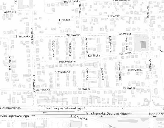 Mapa z adresem organizacji