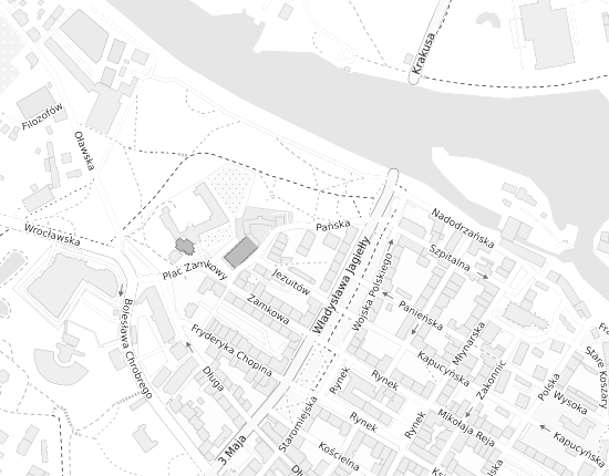 Mapa z adresem organizacji