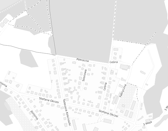 Mapa z adresem organizacji