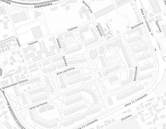 Mapa z adresem organizacji