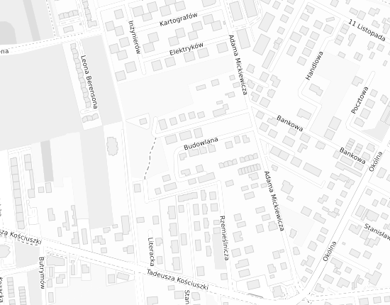 Mapa z adresem organizacji