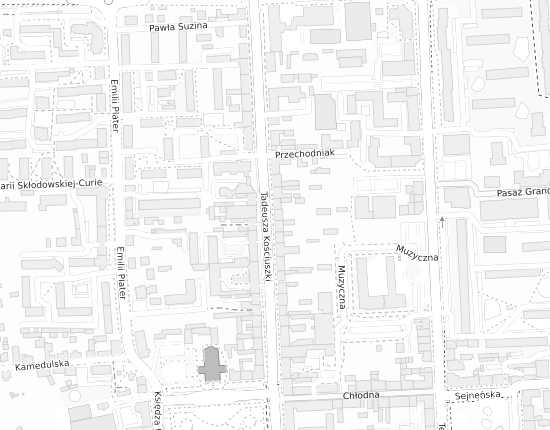 Mapa z adresem organizacji