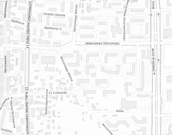 Mapa z adresem organizacji