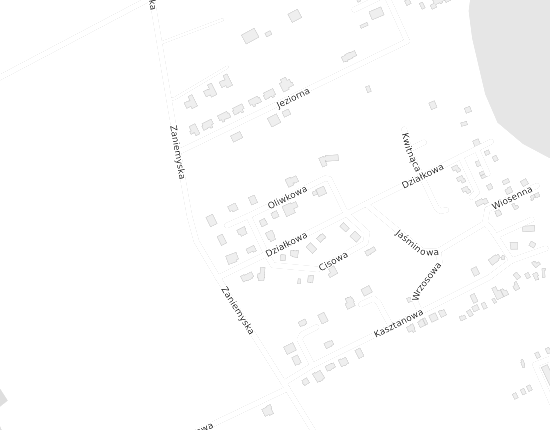 Mapa z adresem organizacji