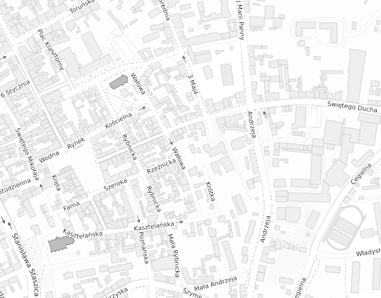 Mapa z adresem organizacji