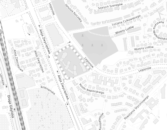 Mapa z adresem organizacji