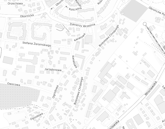 Mapa z adresem organizacji
