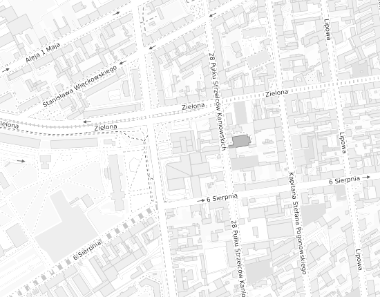 Mapa z adresem organizacji