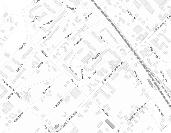 Mapa z adresem organizacji