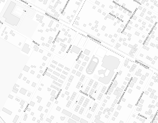 Mapa z adresem organizacji
