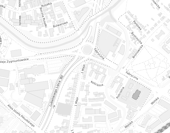 Mapa z adresem organizacji