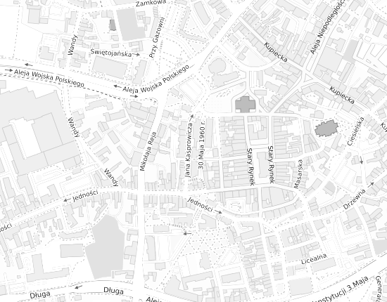 Mapa z adresem organizacji